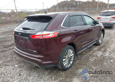 2020 Ford Edge Titanium z USA, uszkodzony, nr VIN 2FMPK4K91LBA84243